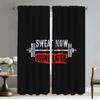 Window Curtain for Room 2 Panel Gym Curtains for Bedroom Partition Shades Halloween Decoration Home Interior Curtains Living