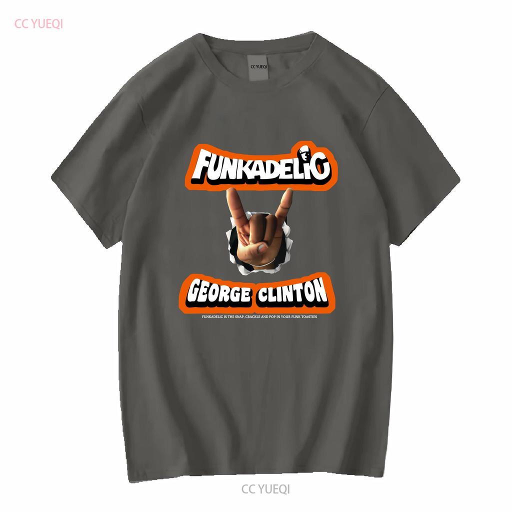 George Funkadelic Clinton T Shirt vintage Washed Versatile Unisex Comfortable Top For Everyday Wear graphic fashion