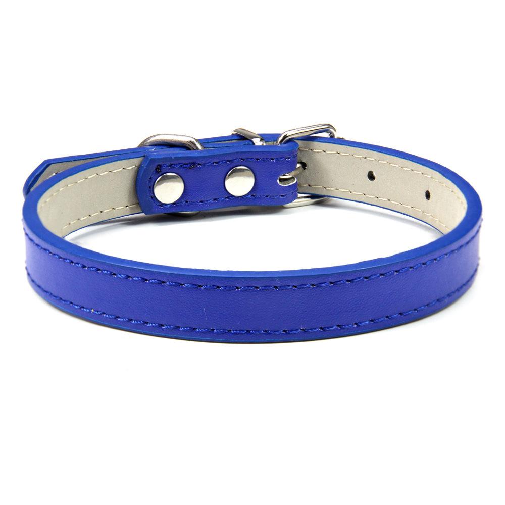 Strictly selected PU leather collar small and medium dog collar 2024 pet collar accessories cat collar