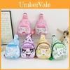 Kuromi Cinnamoroll Melody Pattern Cartoon Childrens Chest Bag With Polyester Material For Kids Outings