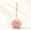 6cm Cute Curly-Haired Lamb Plush Keychain Pendant Girls' Schoolbag Charm Small Accessory gifts