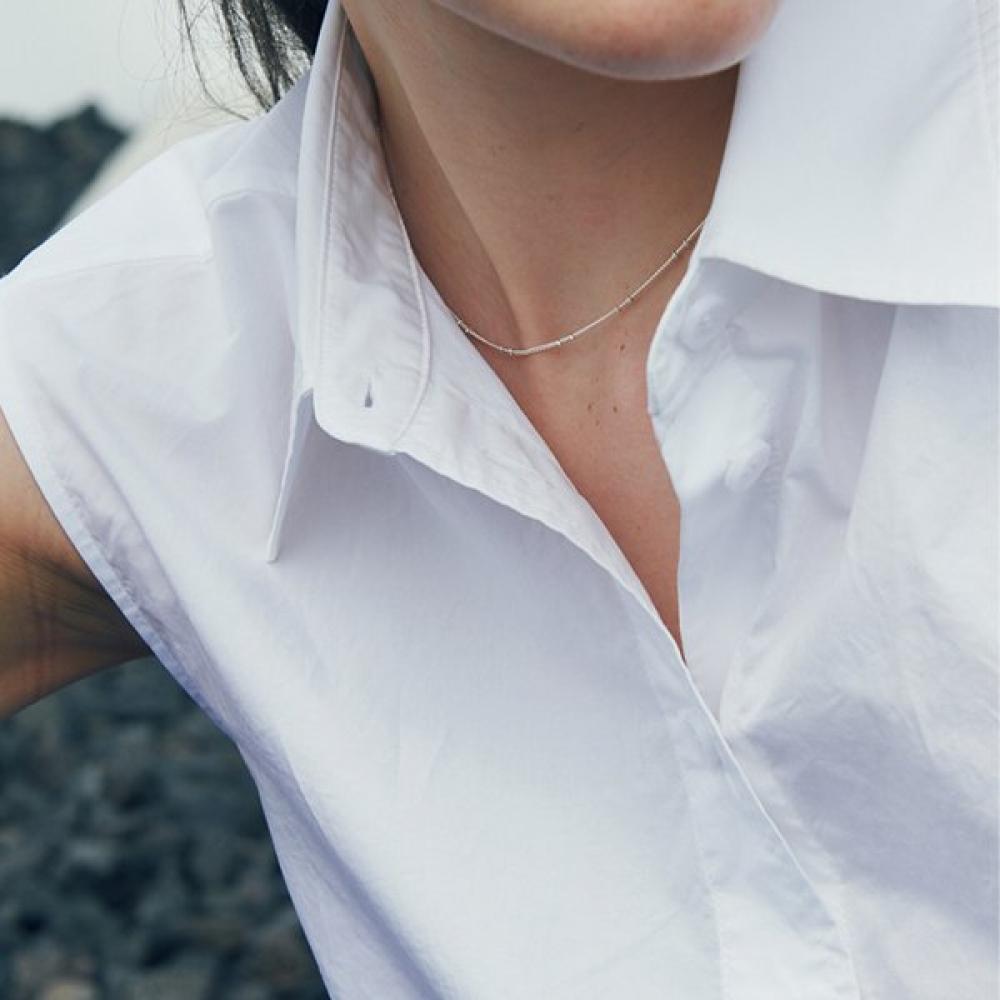 VERTE 925 Silver Boule Necklace