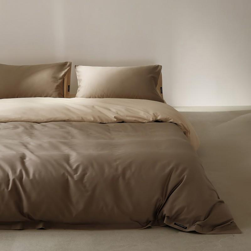 100% Cotton Flannel Bed Set High Count Solid Color Warm Winter Bedding Home