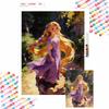 Diamond Painting Kit Tangled Rapunzel Room Wall Decor Handmade Art Gift