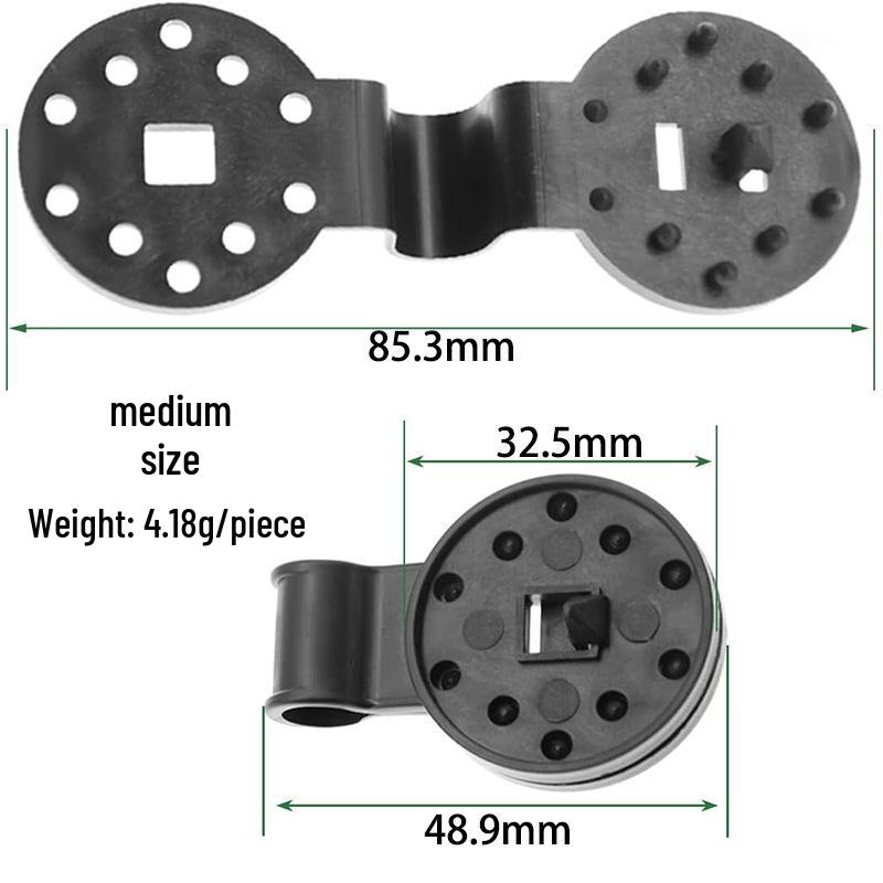 Cross-Border Sunshade Net Fixing Clip - Black Plastic Hand-Press Sun Protection Fastener