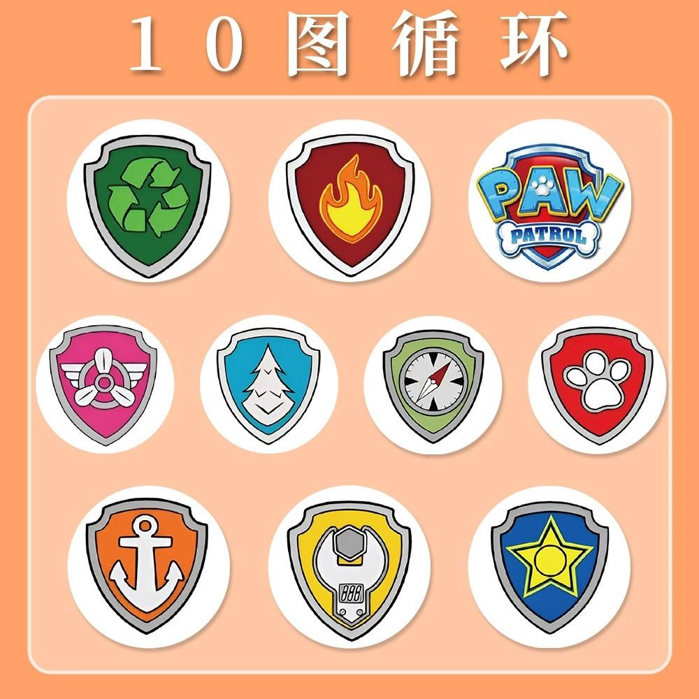 500pcs/lot Paw Patrol Stickers Rolling Animal Roll Stickers Small Cute Game Sticker DIY Gift Sealing Label Decoration Creative 5