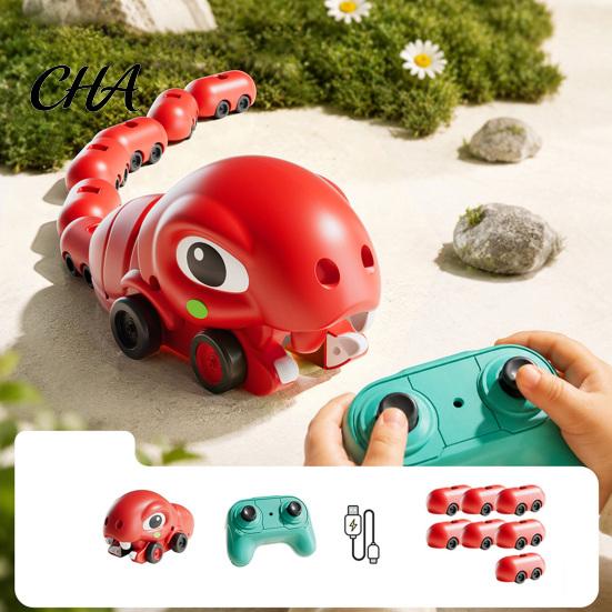 Magnetic Snake Game Toy RC Toy, Electric Remote Control Eating Itself Parent-Child Interactive Competitive Race Car for Boys Girls Electronic