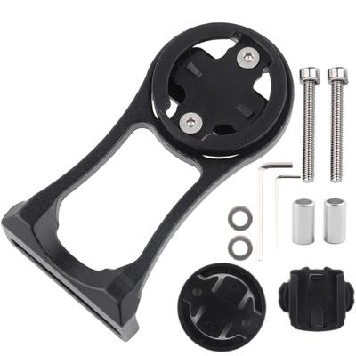 Cycling Bike Stem Extension Mount Holder for Computer & Sports Camera (Black)