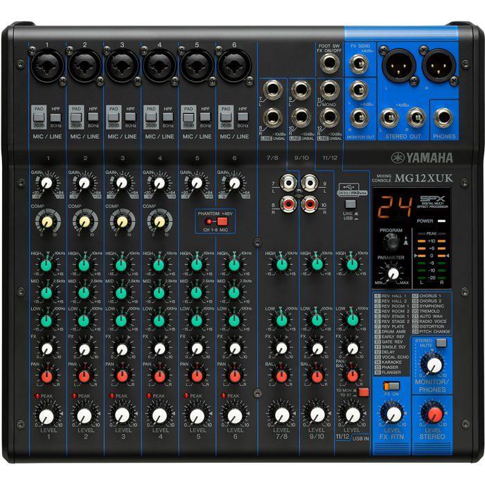 Yamaha mg12xuk console de mixage analogique