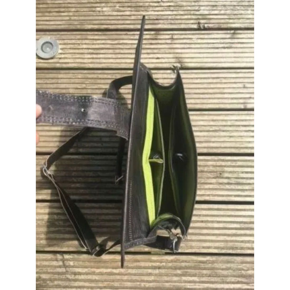 Кожаный портфель для ноутбука Goat Messenger — фото 5