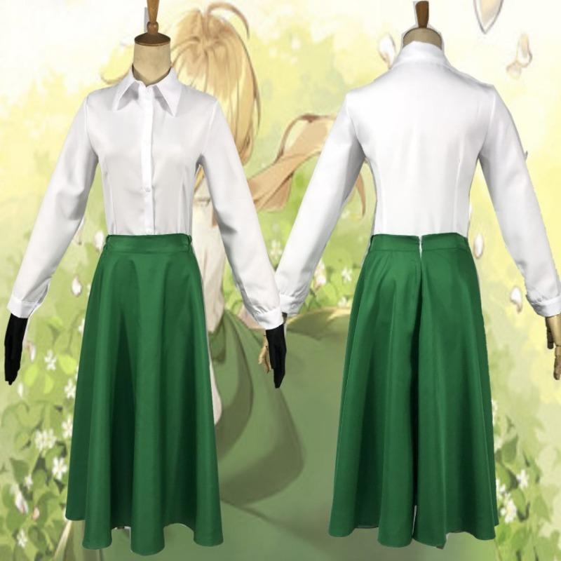 Violet Eternal Garden, Violet Green Dress