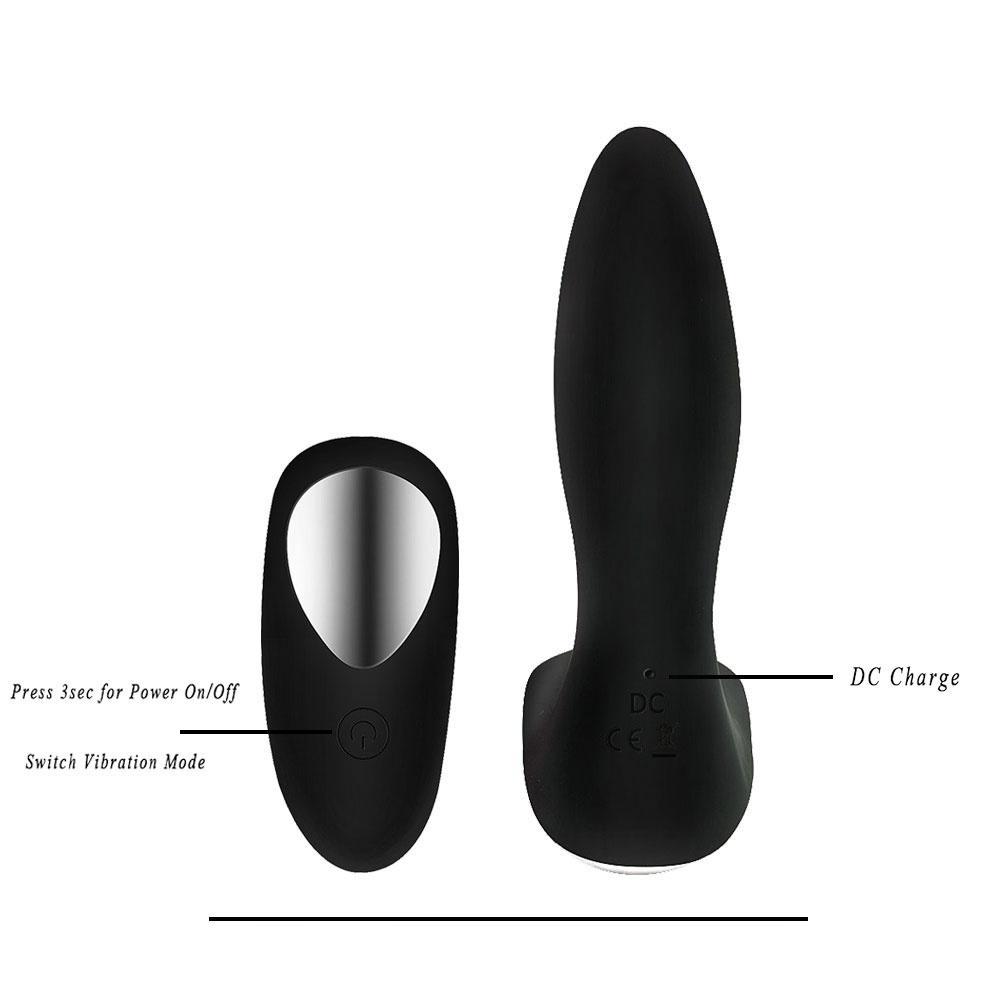 Wireless Remote Vibrators Anall Plugs 12 Speeds Prostate Massage Anall Vibrator Male Masturbate Erotic Toys