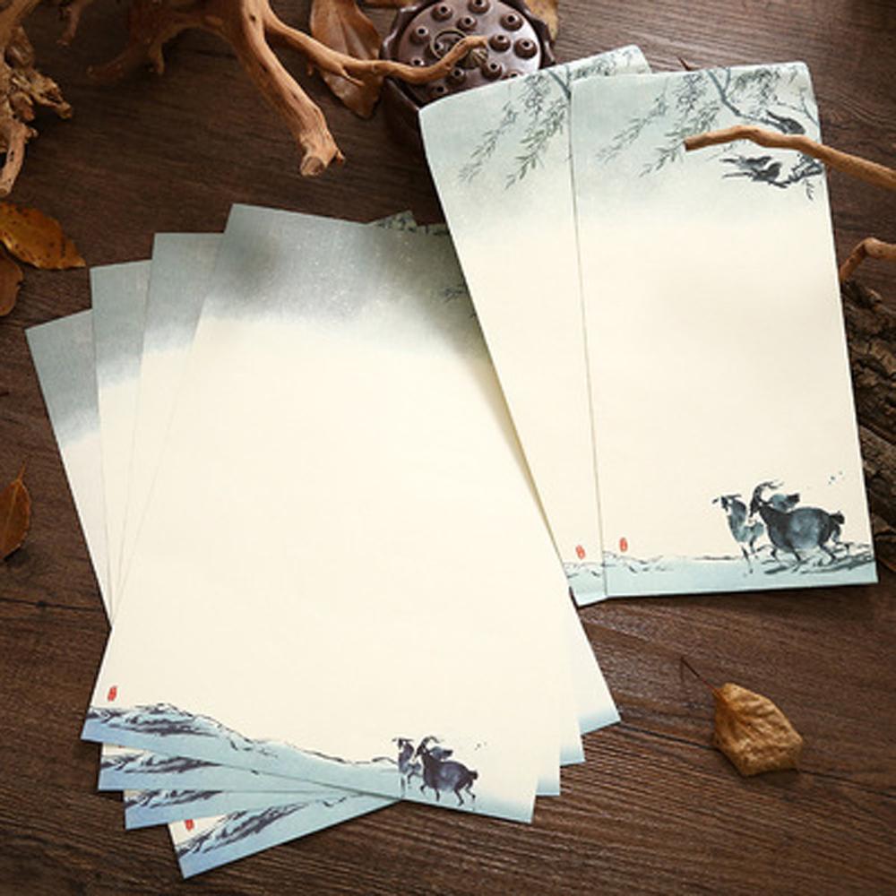 

Папір для листування в класичному китайському стилі, папір для стаціонарного листування, папір для письма, вінтажний конверт Style 6