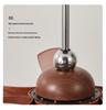 Nordic Retro Inverter Ceiling Fan Light 2025 for Living Room, Bedroom, Restaurant - Chinese Style