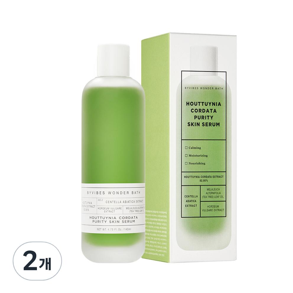 Сыворотка Wonder Bath Heartleaf Cica для очищения кожи, 140 мл, 2 шт.