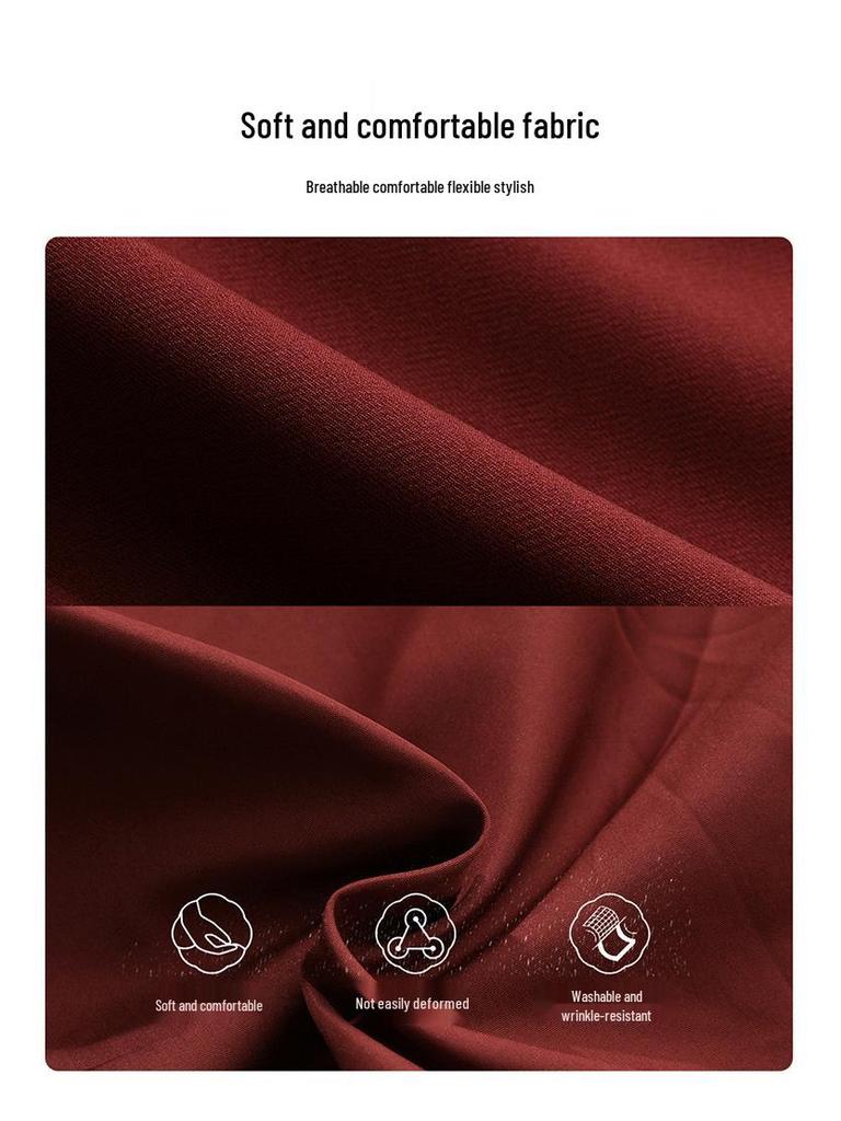 2025 Spring/Summer Women's Elegant Double-Breasted Two-Piece Mid-Length Dress JX2512