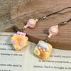 Xiaohongshu Bestseller: Cute Bear Pancake Toy Pendant and Phone Lanyard Keychain