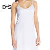 Women Nightdress V Neck Backless Sleeveless Solid Color Spaghetti Strap Slim Fit A-line Homewear Strappy Dress Sleep Dress