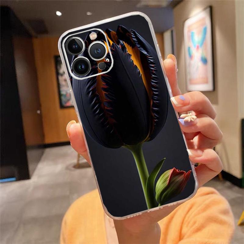Tulips Phone Case For Iphone 17 Pro Max Air 16 15 14 13 Pro Max 15 16 Pro 15Plus