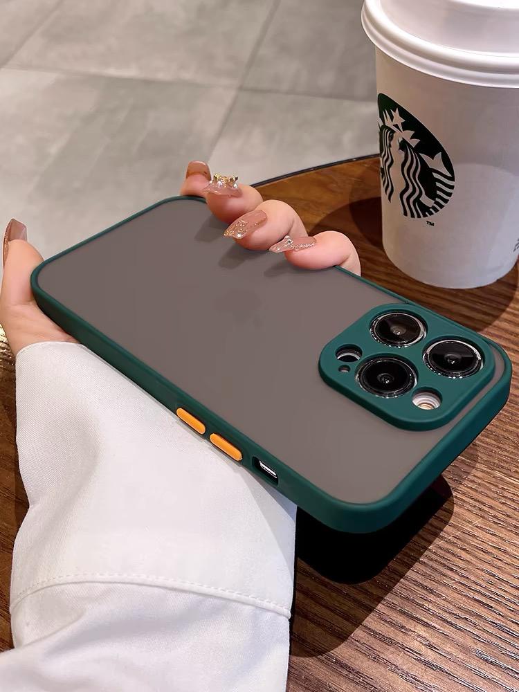For iPhone 16 Pro Max Case Luxury Translucent Matte Silicone Rubber Shockproof Protector Cover for Apple iPhone 16 Pro Max Case