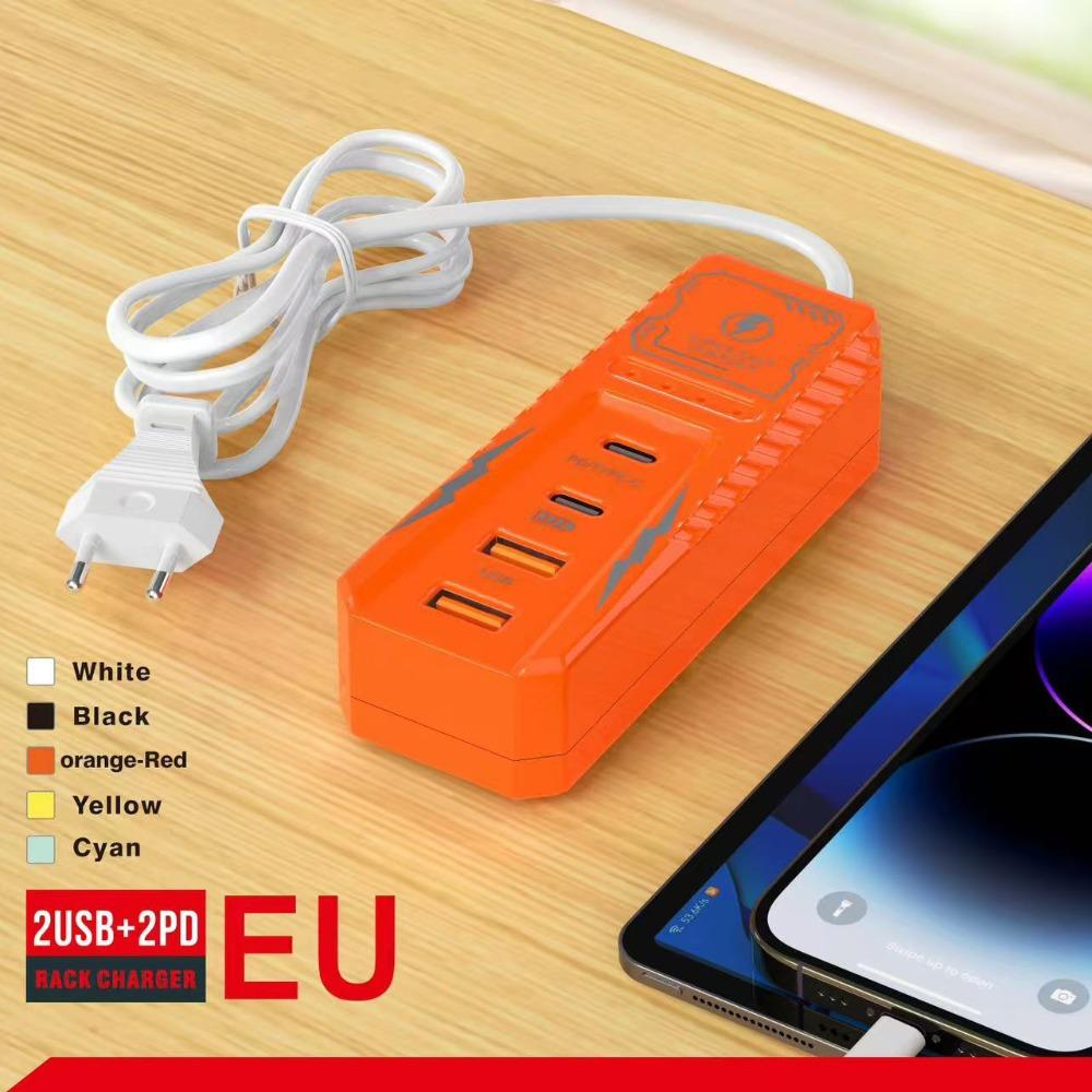 4 Ports USB Charger Socket Multi Ports Wall Charger New Phone Power Strip