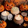 Halloween Skull Candle Jar Silicone Mold for DIY Handmade Jewelry Storage Box Home Decor Plaster Resin Craft Casting Ornament