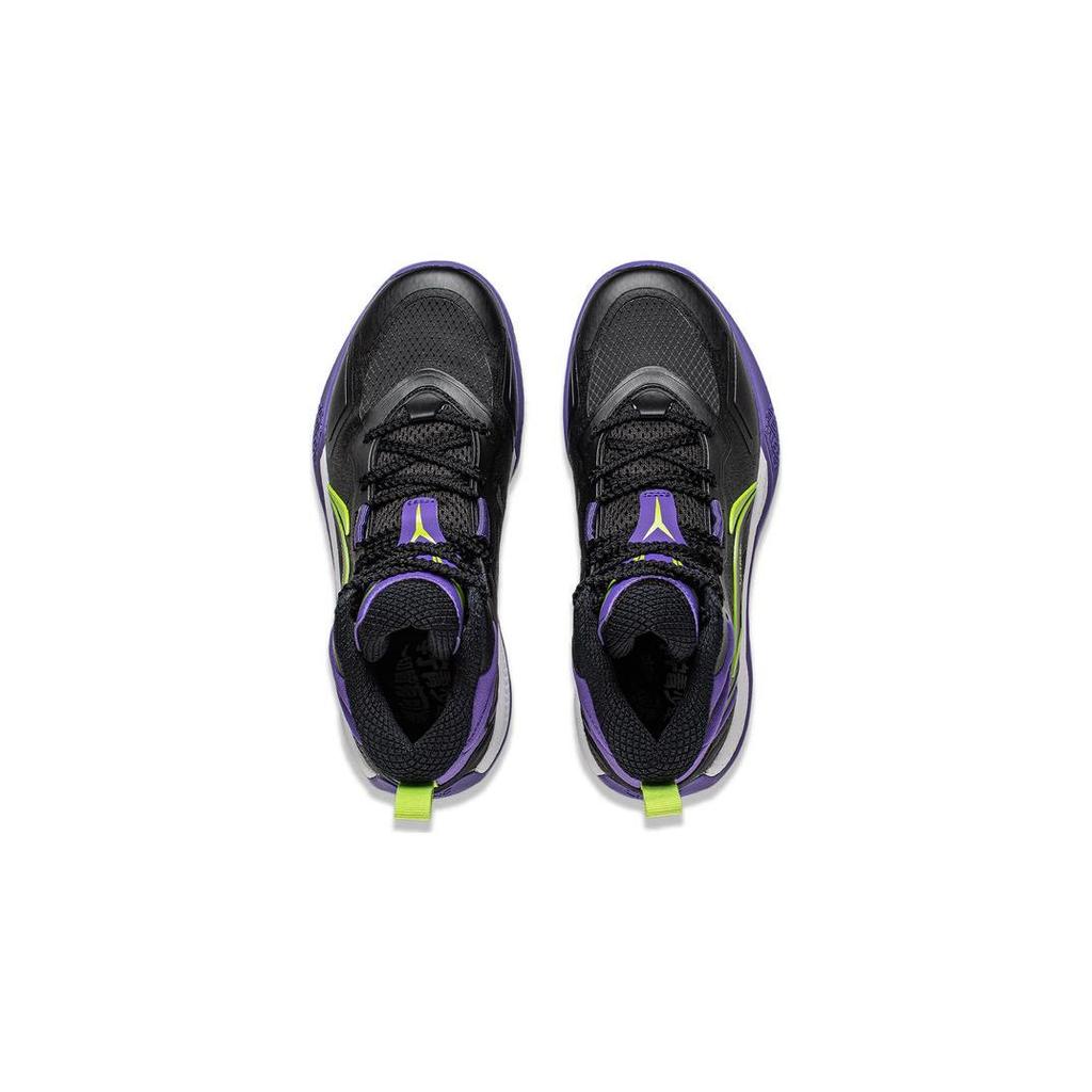 Li Ning Teen Shadow V1 Lightweight Technology Non-Slip Shock Absorption Durable Lightweight Rebound Mid-Top Basketball Shoes YKBT080-7