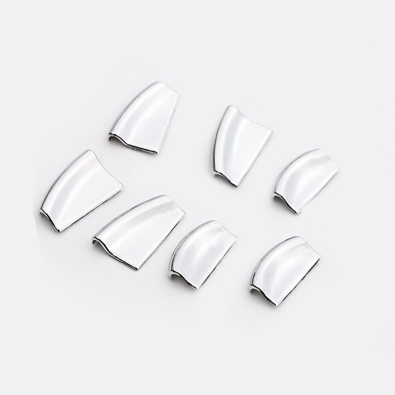 

Наклейки на кнопки стеклоподъемников дверей и окон, накладки из АБС-хрома, аксессуары, стайлинг автомобиля для Tesla Model S X, автомобильные аксессуары серебряный