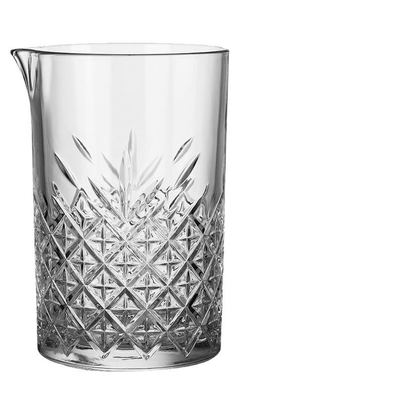 700ml Cocktail Shaker Mixing Glass Bartender Gadget Wine Whiskey Glass with Thick Weighted Bottom Luxury Bar Accessories Barware