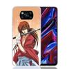 Rurouni Kenshin Anime Phone Case For Xiaomi Poco F7 Ultra X7 X6 Pro X5 Redmi 15 15C 13 13C 12 12C 10 10A 10C 9 9A 9C 9T Shell Po
