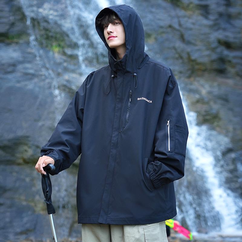 Men's Jacket Spring and Autumn New Trendy Brand Loose Jacket