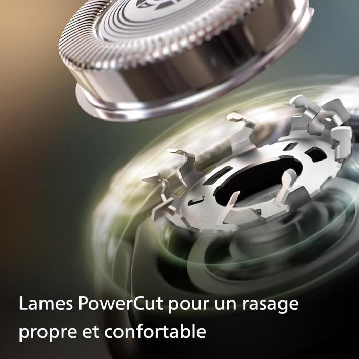 Rasoir électrique - philips - series 3000x - wet &amp; dry - technologie skinprotect - noir profond