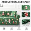 Christmas Sofa Slipcovers Stretch Sofa Cover for Living Room Kids Pets All Inclusive Couch Cover Non Slip Furniture Protector