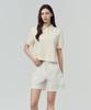 DUVETICA Nerte (Dark Cream) (Women'S Short-Sleeve Polo Shirt)