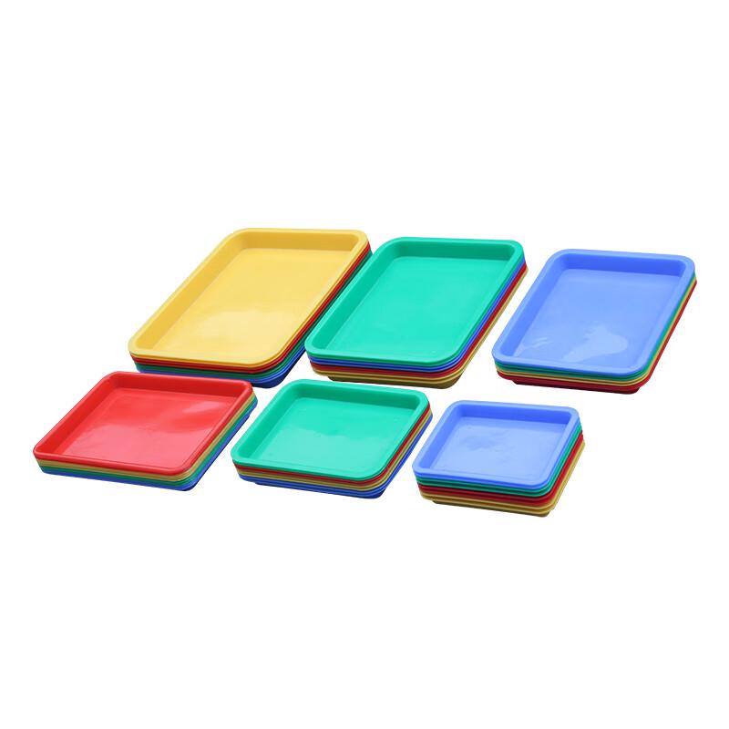 Thickened Plastic Rectangular Shallow Tray