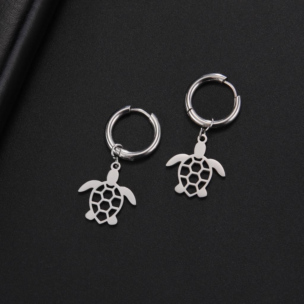 Cazador Turtle Earrings for Women Stainless Steel Jewelry Animal Drop Earrings Birthday Gift 2026 Trending Wholesale New