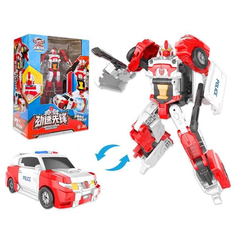 New ABS Carbot Transformation Robot To Car Action Figures Transforming Car EGRY BOOM Toy for Children Gift