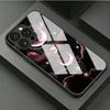 Pink Black Star Phase Moon Wheel Tempered Glass Phone Case for iPhone 17 Pro Max 14 15 16 Plus 13 12 11 X XS XR 16E 17Air Cover
