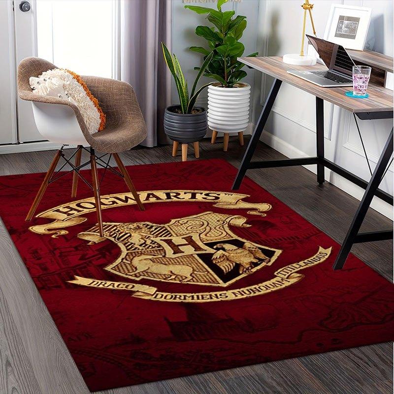 Обои для телефона со гербом Хогвартса - Подарочные товары по Гарри Поттеру Офисный коврик Домашний декор Подарок на Хэллоуин и Рождество LB171 80cm by 120cm