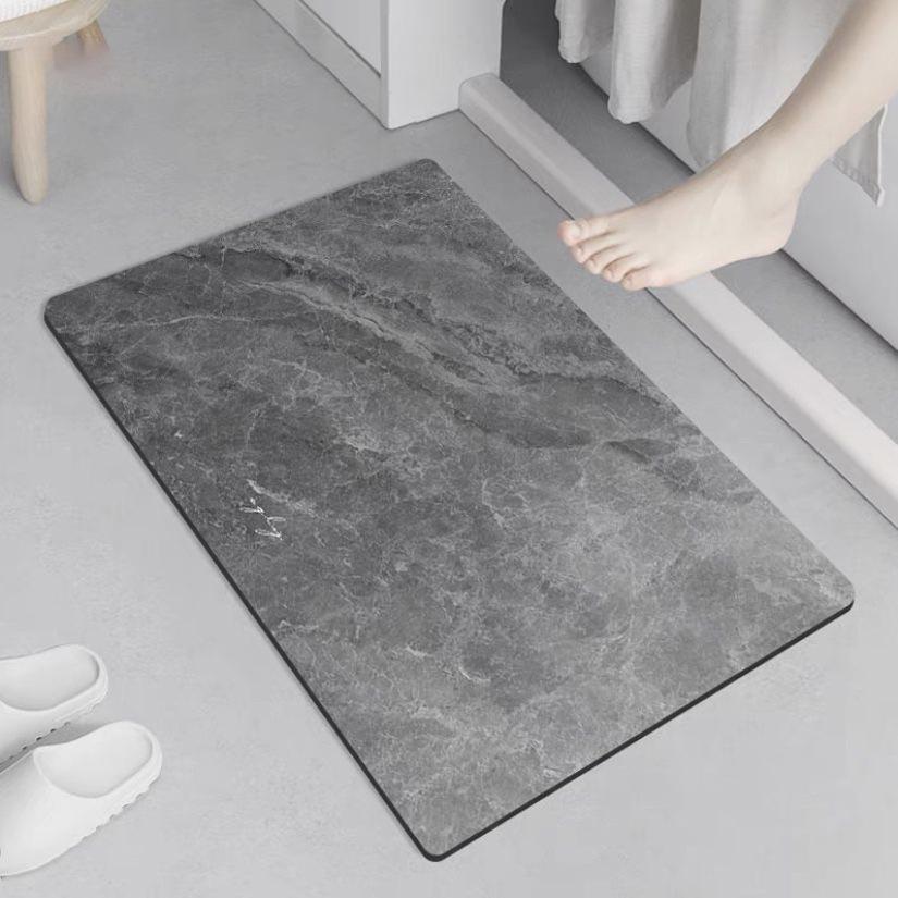 Non-slip Quick-dry Diatom Mud Marble Bathroom Floor Mat