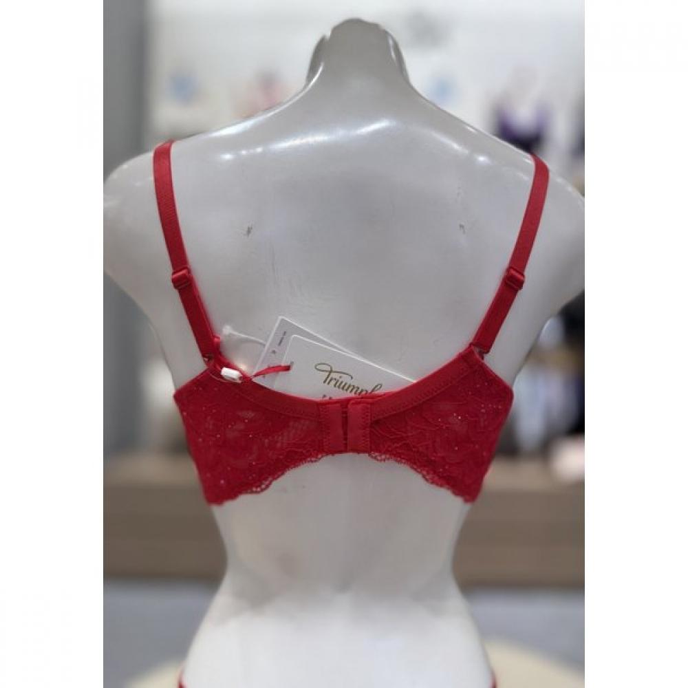 Triumph Premium Dreaming Sequin Bra Red Tewbr811rd