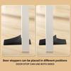 Door Stopper Suction Card Anti Collision Windproof Fixed Wedge Silent Door Stop Holder Behind The Door