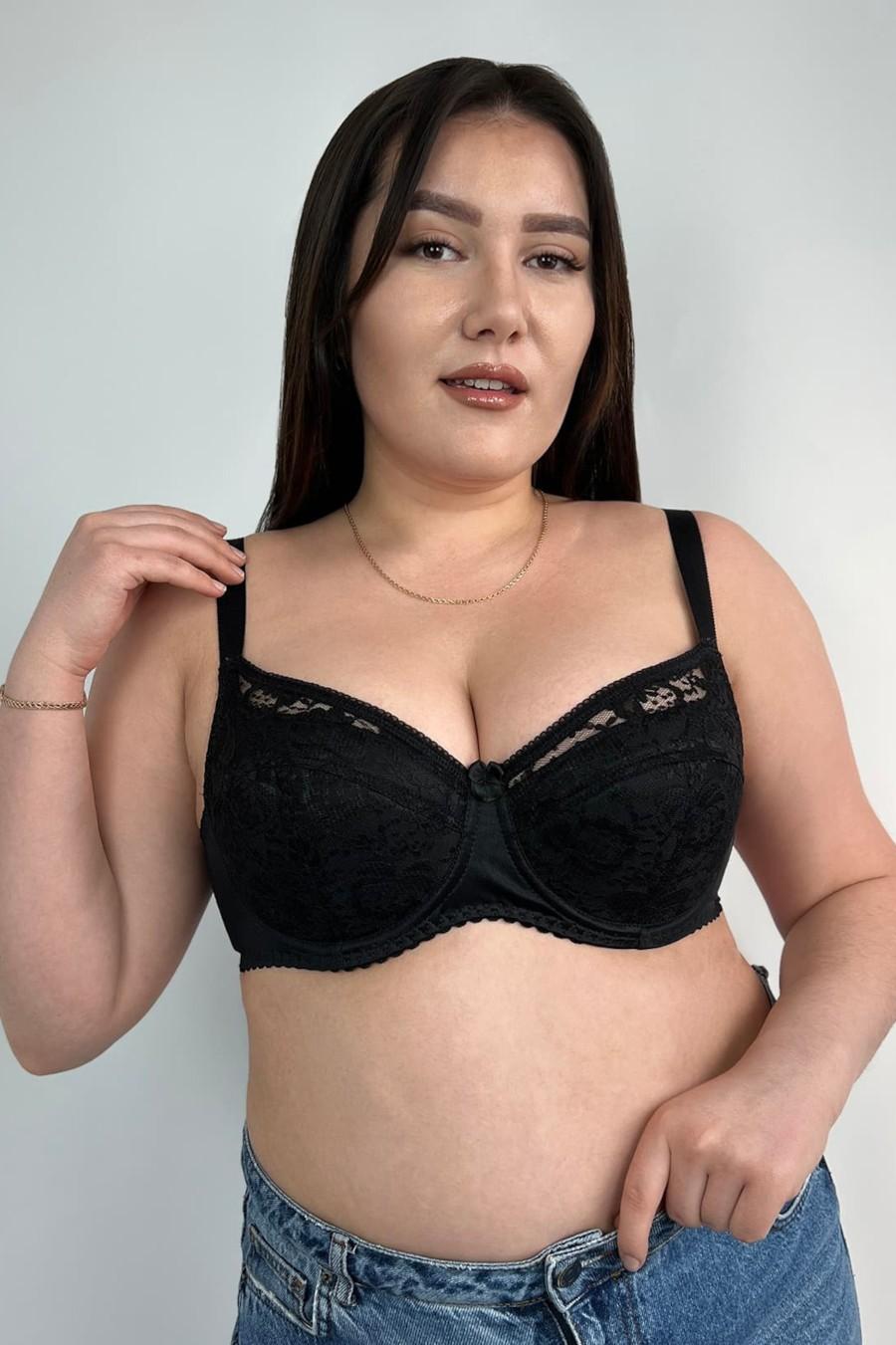 

Бюстгальтер з м якою чашкою Nana (96324) 85F прозорий колір чорний