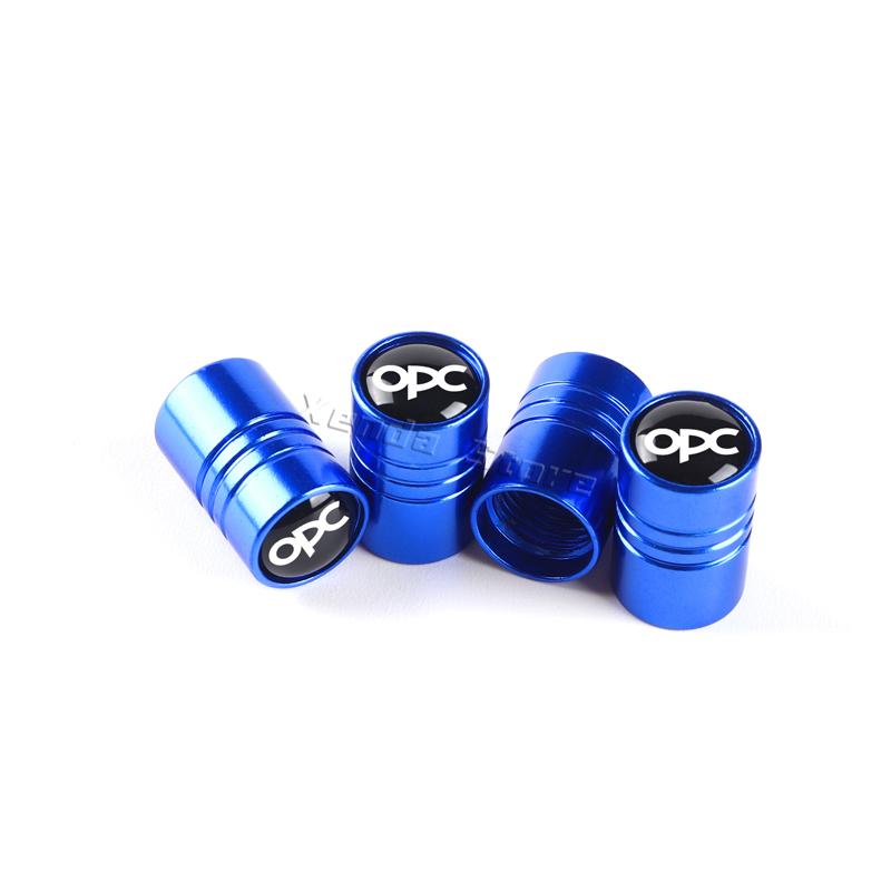 4PCS Car Wheel Tire Valve Stem Caps Airtight Cover For Opel OPC Astra G H J K F Corsa D Zafira Insignia Mokka Regal Accessories