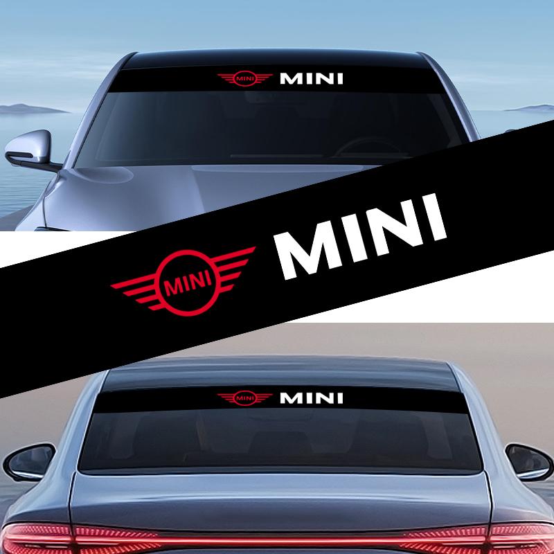 Car Front Windshield Stickers Front and Rear Decorative Emblem For Mini Cooper One S Clubman R50 R53 R56 R60 F55 F56 R57 R58 R59
