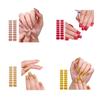 Gel Nail Polish Stickers Full Wraps Nail Stickers UV/LED-Lamp Required Cured Gel Nail Strips for Women Girls