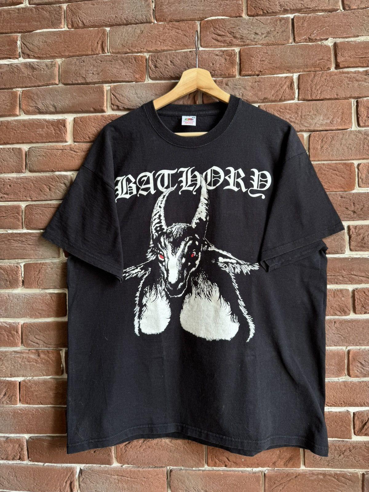 Elizabeth Bathory Vintage 00s Goat Queen Metal Band Tee 666 Unisex T-Shirt S
