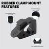 2Pcs Mount Bracket Quick Fist Clamp 1" - 1.5" Diameter Shovel Holder Quick-Release Clamp  Truck