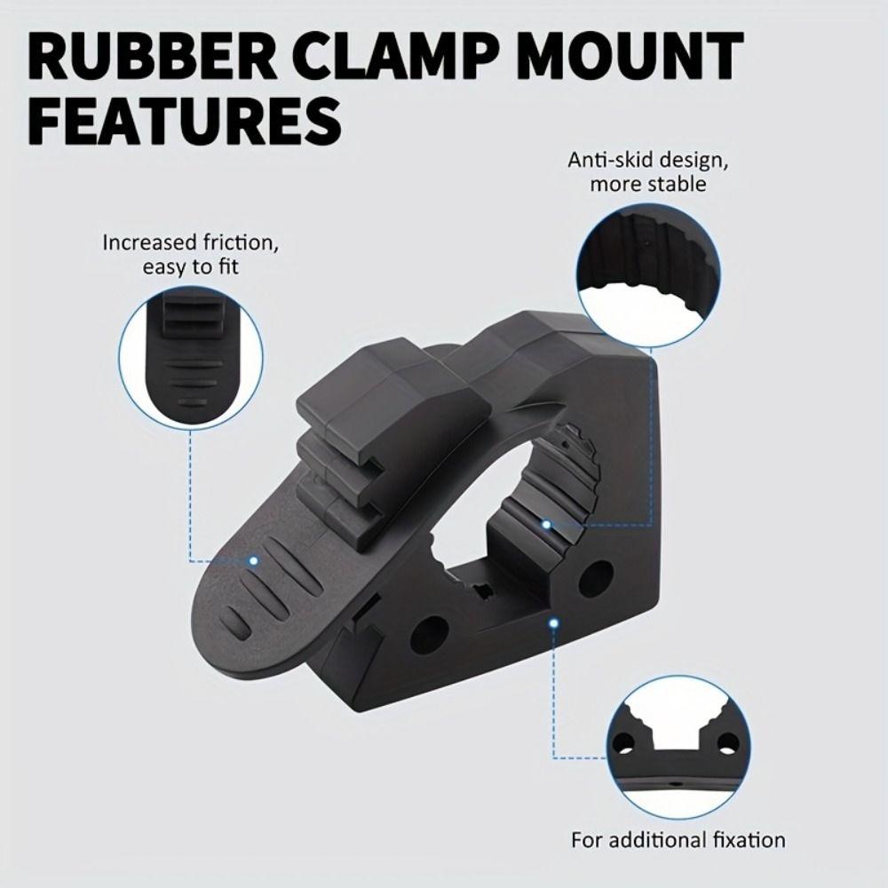 2Pcs Mount Bracket Quick Fist Clamp 1" - 1.5" Diameter Shovel Holder Quick-Release Clamp  Truck
