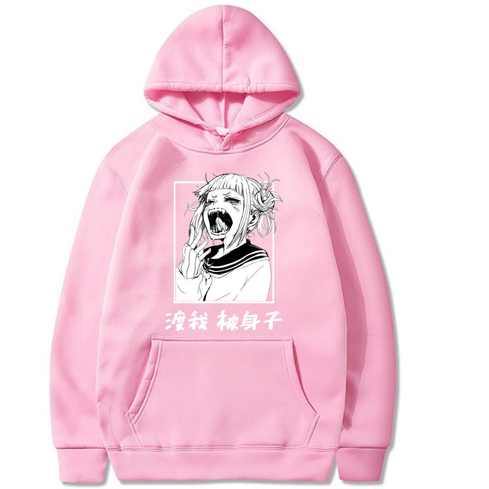 Sugoi Himiko Anime Graphic Harajuku Casual Fashion Sweatshirt Hip Hop Unisex Autumn Winter Fleece Streetwear Hoodie
